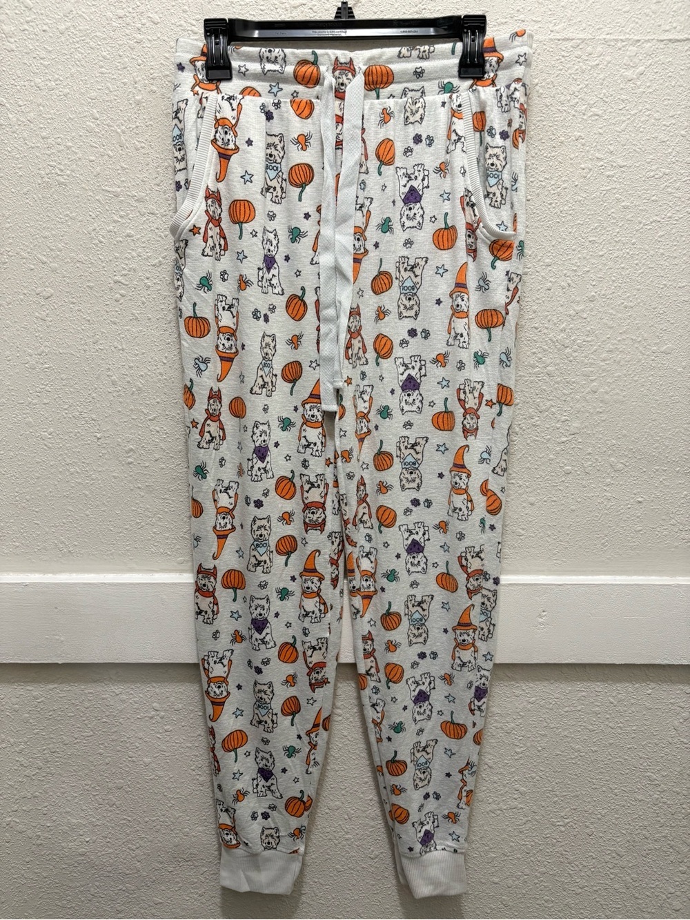Jaclyn Intimates Halloween Dog Print Pajama Joggers Size M